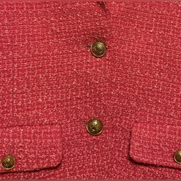 Women’s Blazer Size Small Sans Souci Pink - Picture 3 of 3